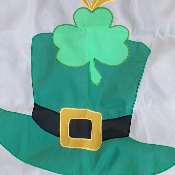 St Patrick’s day leprechaun hat yard flag banner - Picture 5 of 17